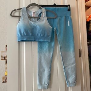 Gymshark Adapt Ombré Seamless sports bra and leggings set